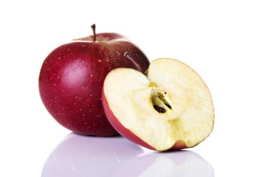Taze kırmızı elma.
