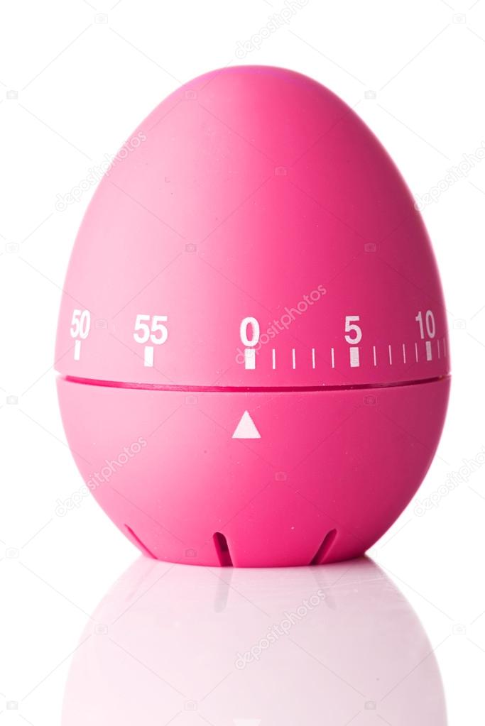 Pink egg timer