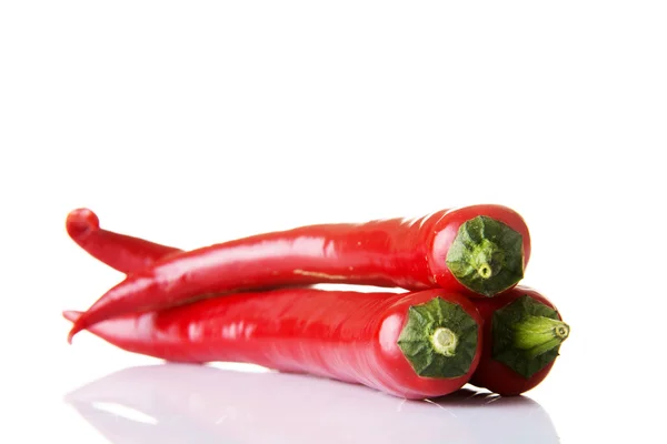 Rode hete chilie paprika 's — Stockfoto