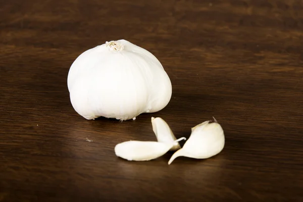 Organic garlic — Stock Photo, Image