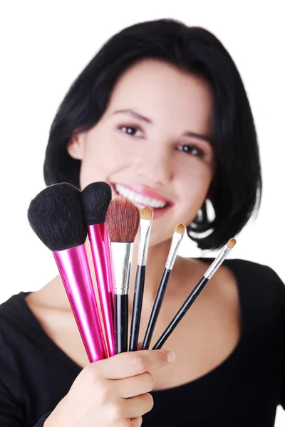 Young make-up artist — Stock Photo, Image