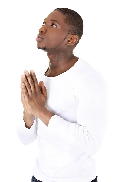 Man Praying — Stock Photo, Image