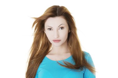 Mutlu kadın portresi