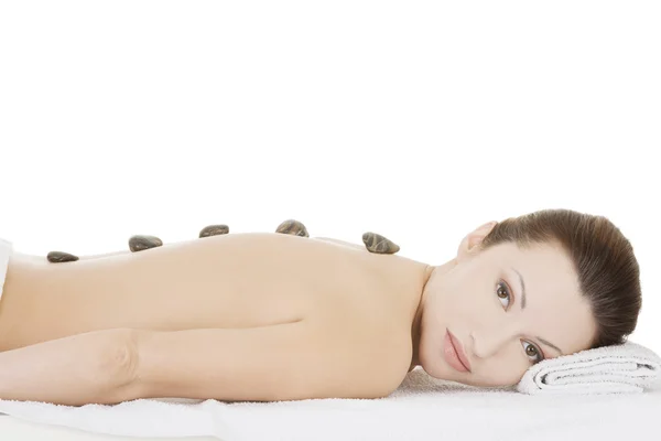 Stone massage. — Stock Photo, Image