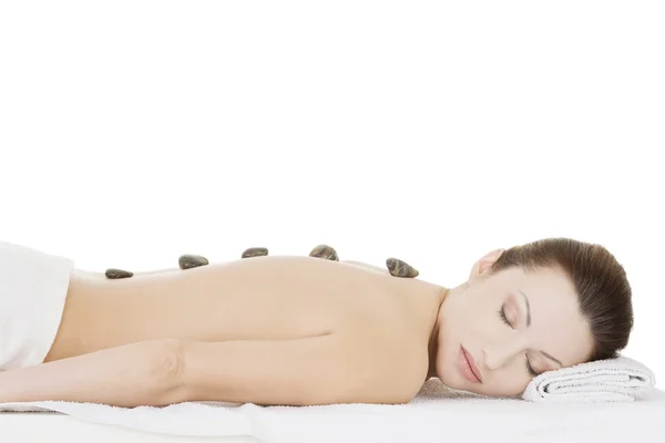 Stone massage. — Stock Photo, Image