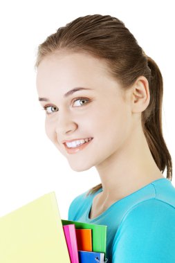 dizüstü bilgisayarlar ile mutlu öğrenci kadın