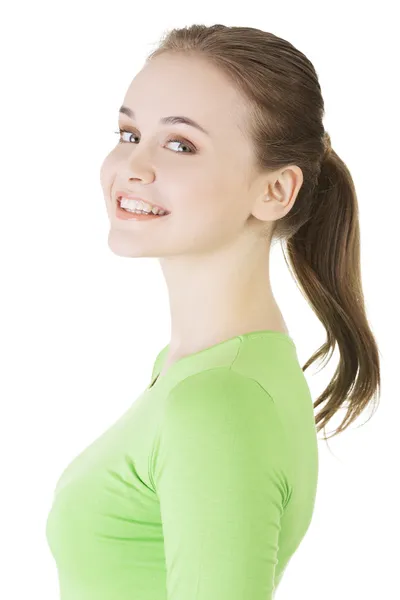 Retrato de una hermosa adolescente . —  Fotos de Stock