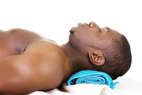 Man ontvangende massage — Stockfoto