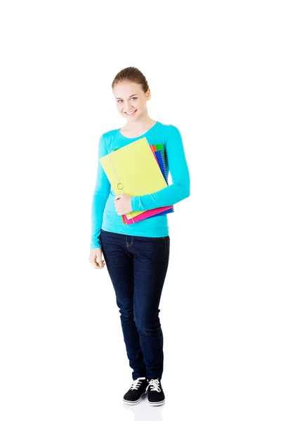 Glückliche Studentin — Stockfoto