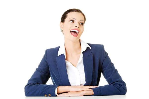 Portrait of young success businesswoman — Stock Photo, Image