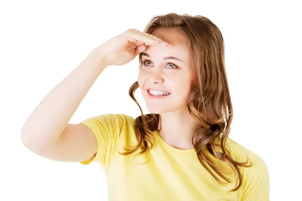 Young woman looking away — Stock Photo, Image