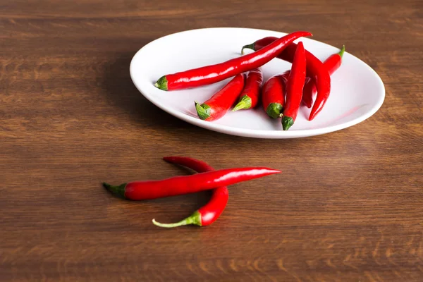 Rode hete chilie chilipepers — Stockfoto