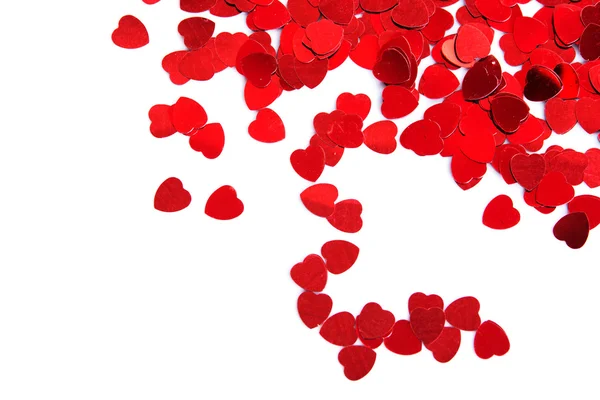 San Valentín composición de los corazones . —  Fotos de Stock
