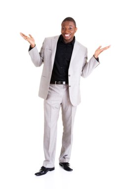 bir şey onun avuç içinde sunulması iş adamı