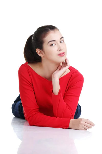 Jovem mulher bonita — Fotografia de Stock