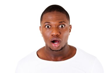 sürpriz, şok gösterilen yakışıklı erkeğin yüzü.