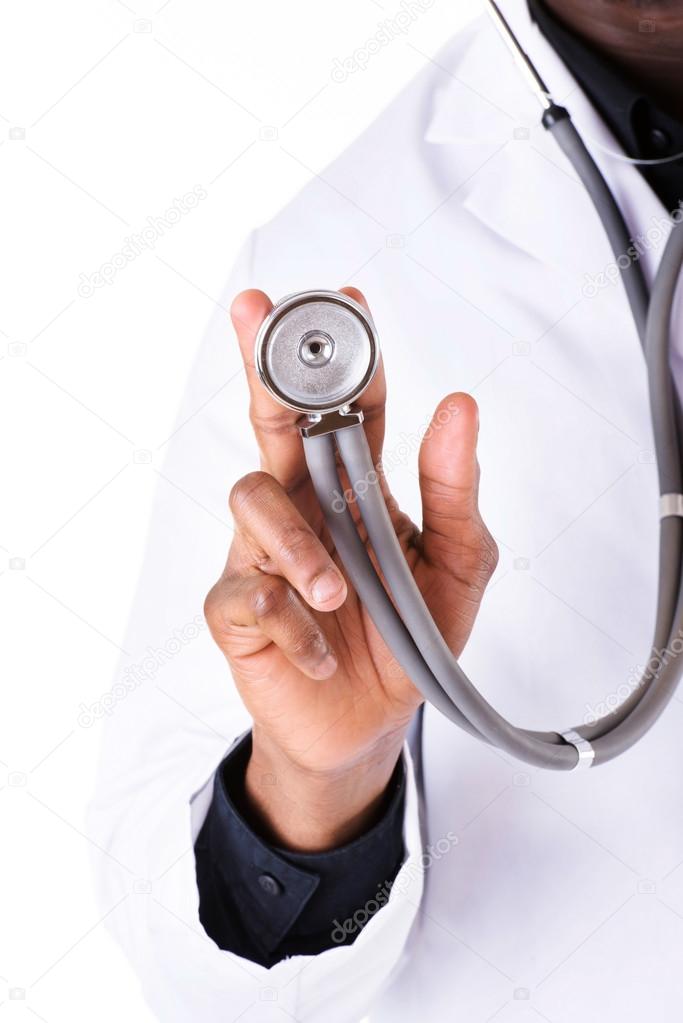 Stethoscope closeup.