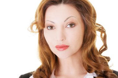 Portret van prachtige zakenvrouw.