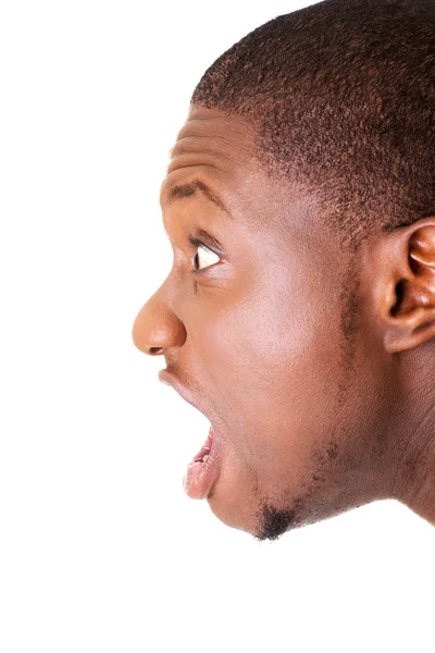 Handsome male screaming, shouting. — Stock Photo, Image