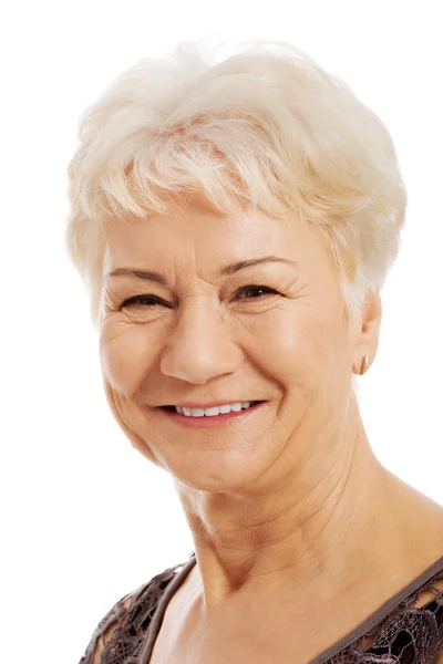 Portrait of an old, elderly lady. — Stock Photo, Image