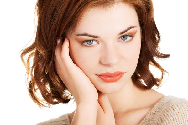 Hermoso retrato de mujer joven — Foto de Stock