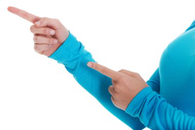 kopyalama alanı işaret eden eller.