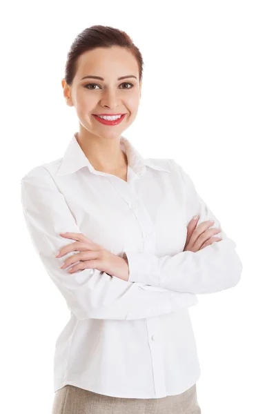 Portrait of beautiful business woman. Royalty Free Stock Photos