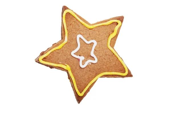 Gingerbread Star cookie. — Stock Photo, Image