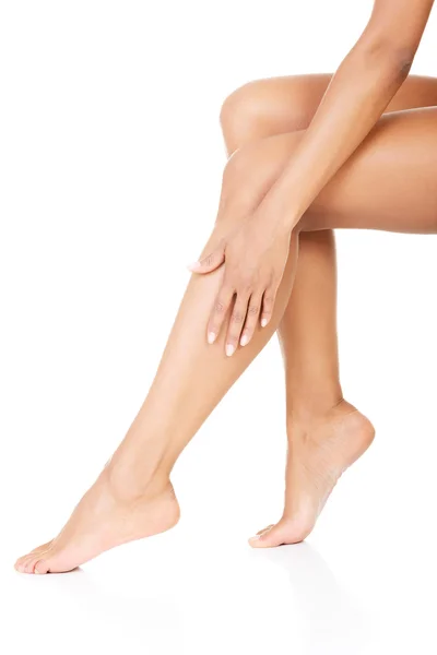 Ženské nohy. closeup.BodyPart. — Stock fotografie