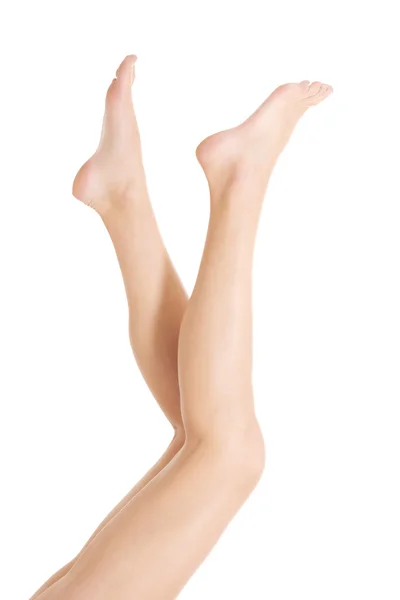 Beautiful smooth female legs. — Stock Photo, Image