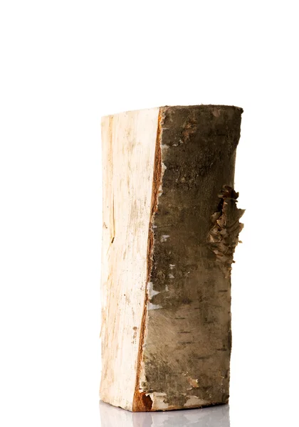 Satu potongan kayu yang terpisah . — Stok Foto