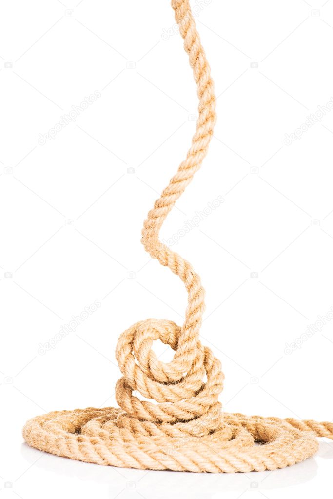 Enrolled rope.