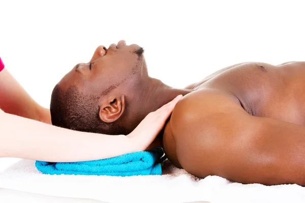Man får massage — Stockfoto