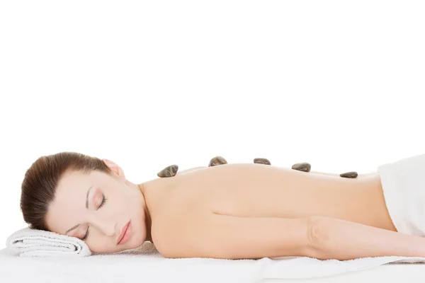 Stone massage. — Stock Photo, Image