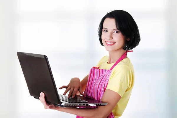 Modern housewife or female worker — Stock Photo, Image