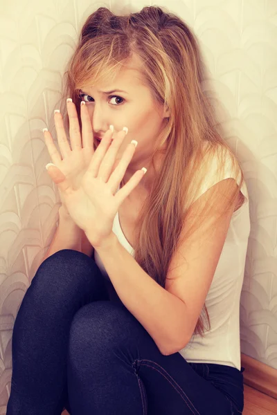 Abused young woman — Stock Photo, Image