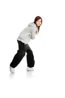 Genç modern dansçı