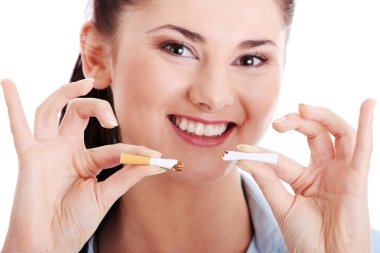 genç kadın son dakika Sigara