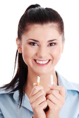 genç kadın son dakika Sigara