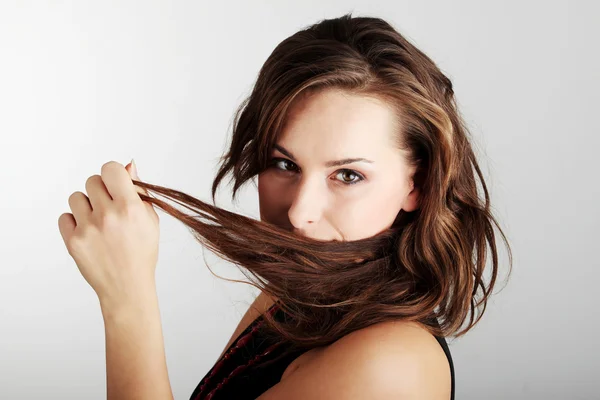 Mulher em vestido elegante — Fotografia de Stock