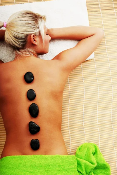 Attractive woman getting spa — Stock Photo, Image