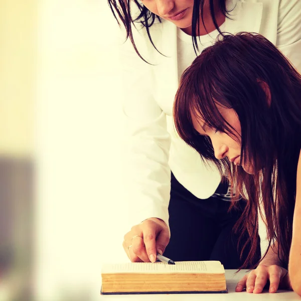 Teacher and student — Stock Photo, Image