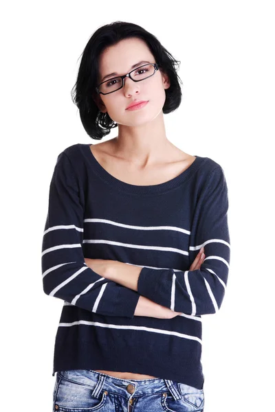 Woman in casual clothes — Stock Photo, Image