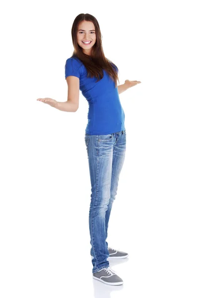 Woman in casual clothes — Stock Photo, Image