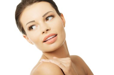 baeutiful genç bir kadın portresi