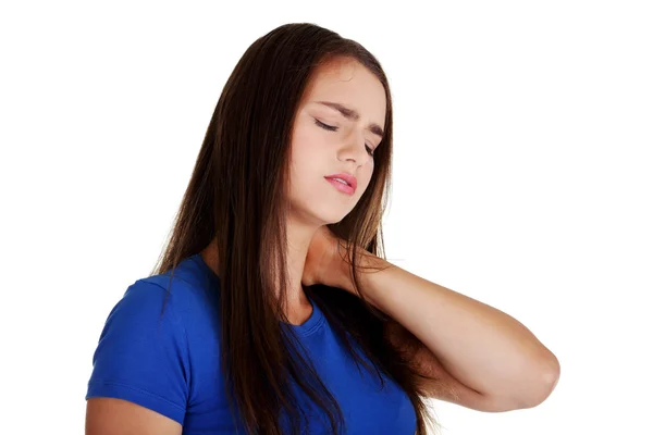 首の痛みの概念 — ストック写真