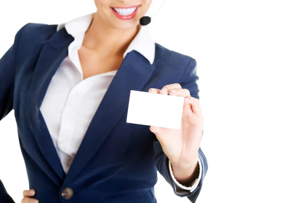 Representante de atendimento ao cliente — Fotografia de Stock