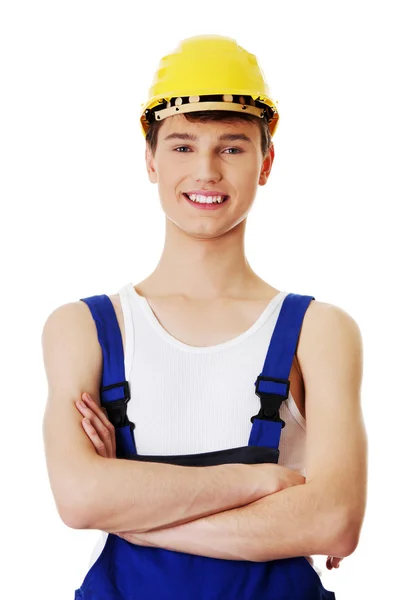 Young construction man — Stock Photo, Image