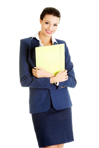 Portret van een gelukkige zakenvrouw — Stockfoto