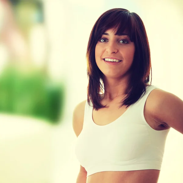 Slim Fitness Girl — Stock Photo, Image